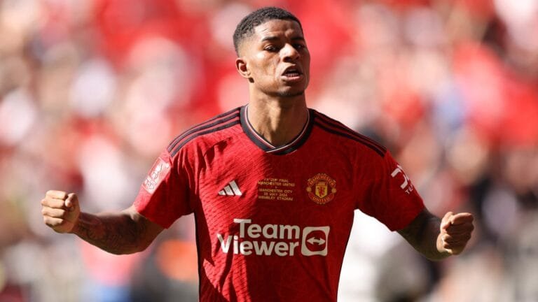 Marcus Rashford in tears after FA Cup final as Manchester United fans fear possible exit