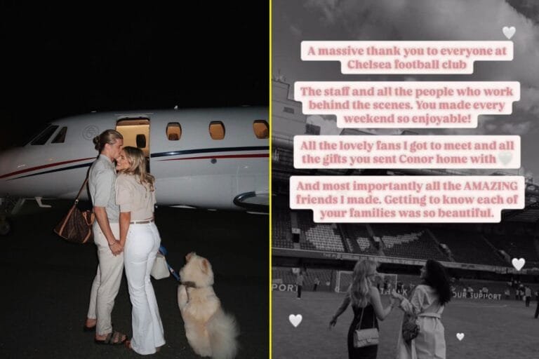 Conor Gallagher's girlfriend Aine May Kennedy posts classy message to Chelsea despite midfielder being forced out of club