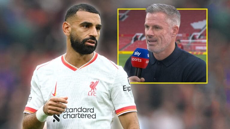 Jamie Carragher thinks Mohamed Salah will stay at Liverpool and can play until he's 40 as Cristiano Ronaldo comparison made