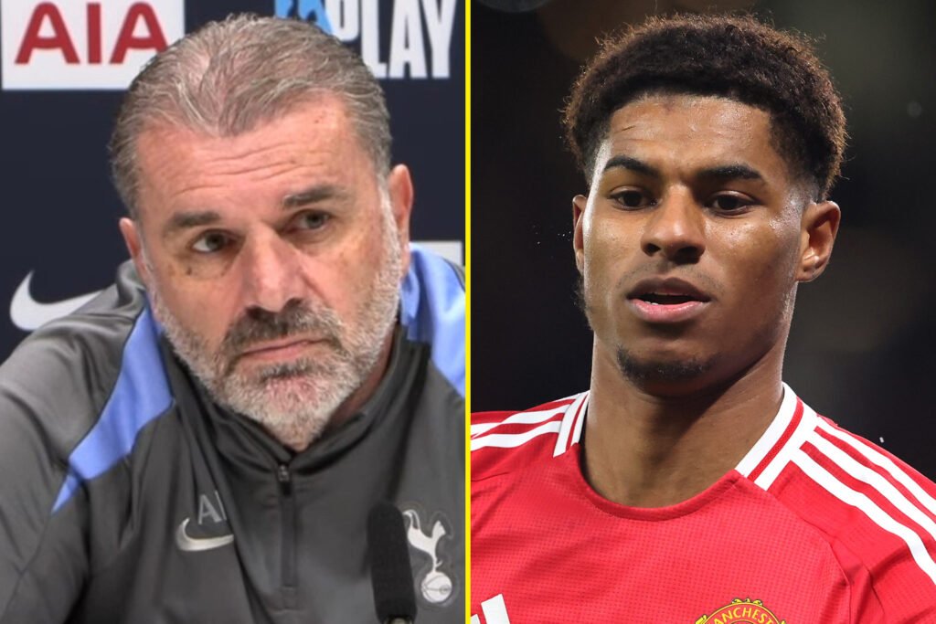 'No interest, don't care' - Ange Postecoglou shuts down Marcus Rashford question in press conference