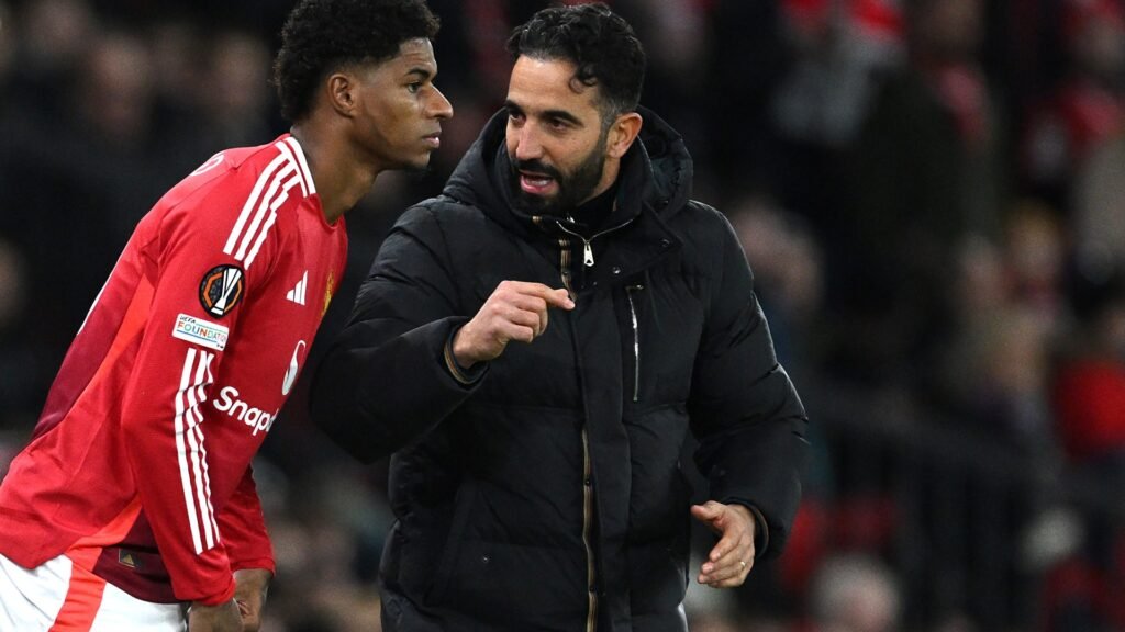 Ruben Amorim refuses to close door on Marcus Rashford's Manchester United future hours after bombshell interview revelation