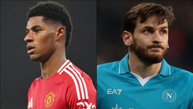Man Utd eye Marcus Rashford swap deal for Napoli's Khvicha Kvaratskhelia