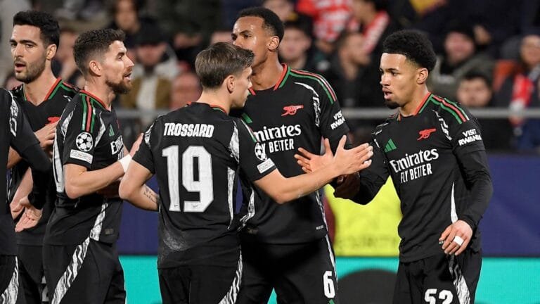 Player ratings as Gunners cruise into Champions League last 16