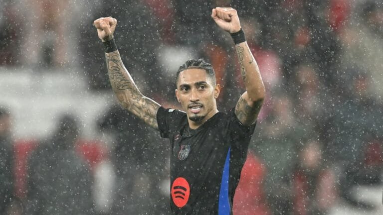 Player ratings as controversial Raphinha winner decides thriller