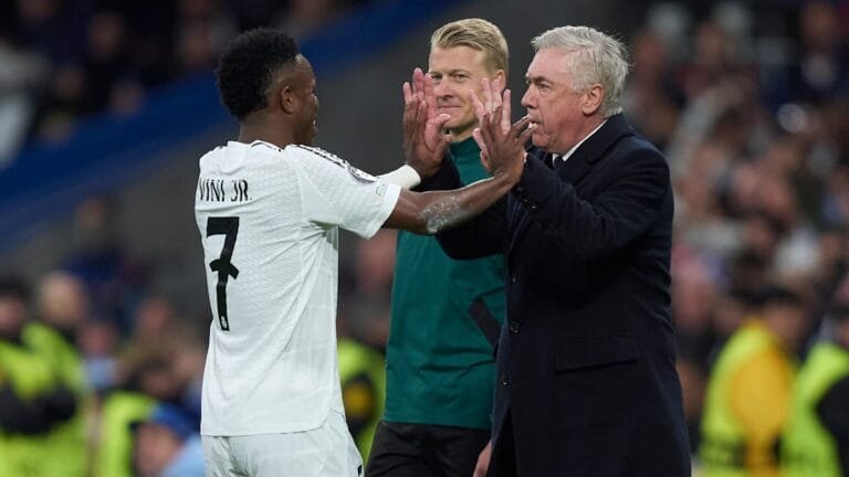 Carlo Ancelotti responds to constant Vinicius Junior speculation