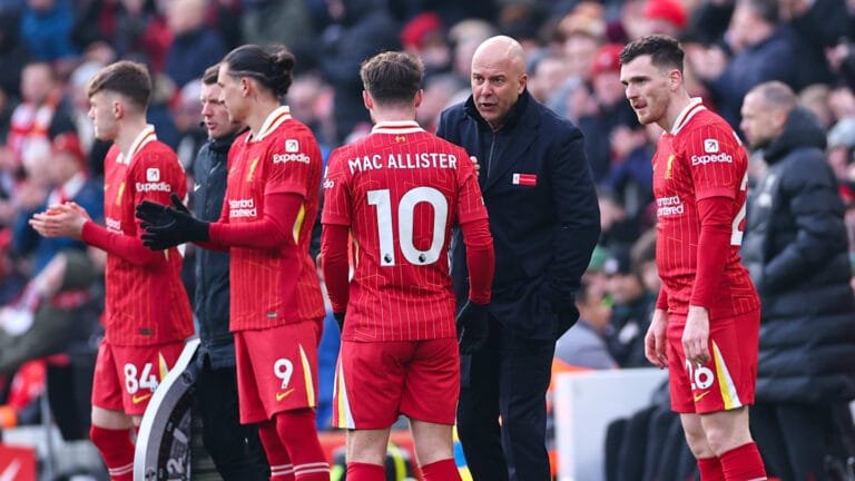 Liverpool set unwanted 21-year club record in tense Wolves win