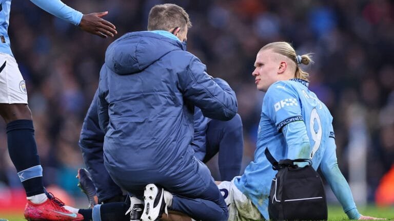 Man City sweating over Erling Haaland injury ahead of Real Madrid second leg