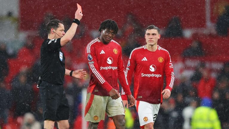 Match report & 5 talking points as 10-man Red Devils battle to victory