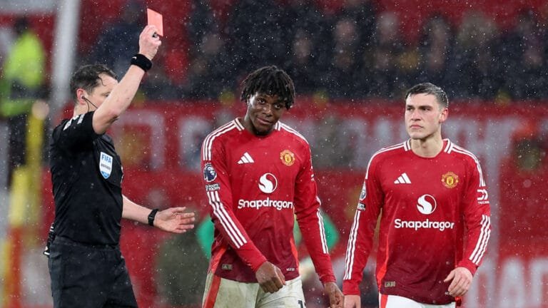 The games Patrick Dorgu will miss after Ipswich red card