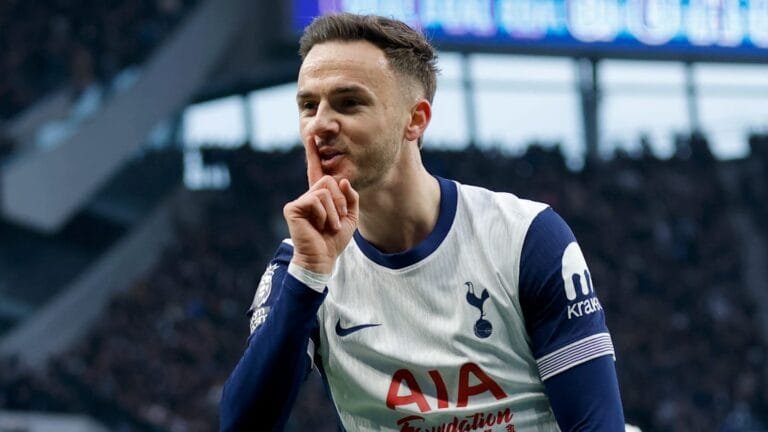 Tottenham match winner reveals inspiration for pointed celebration against Man Utd