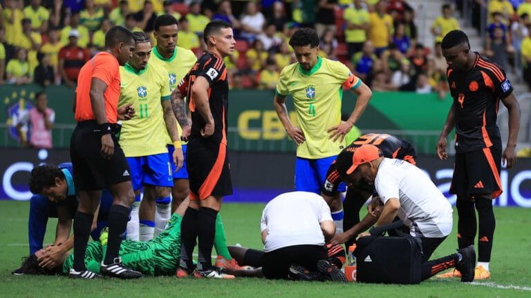 Liverpool sweating over scary Alisson head injury on Brazil duty