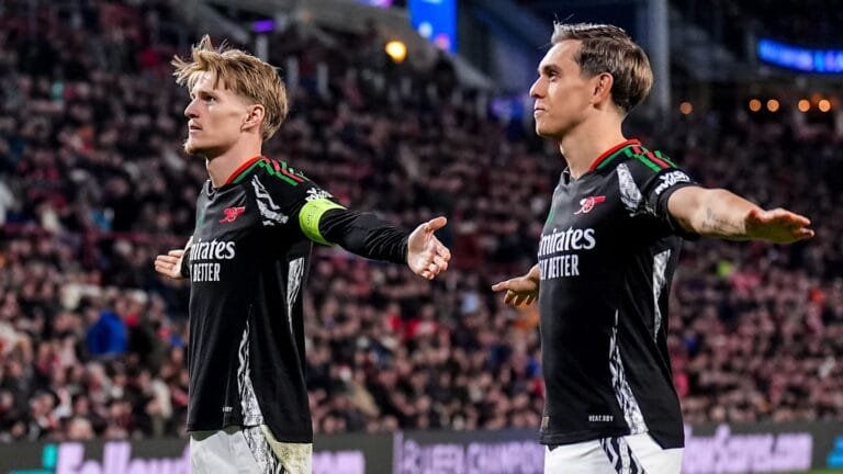 Player ratings as Gunners breeze to dominant first leg victory