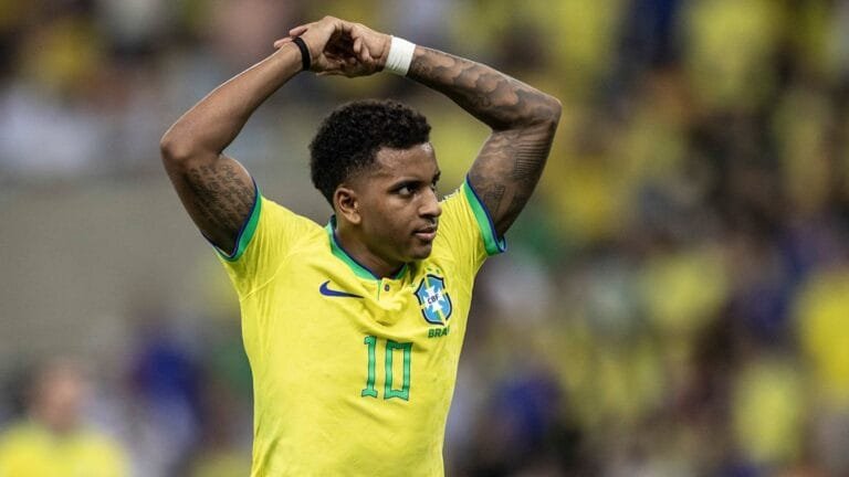 Real Madrid's Rodrygo humbled during Brazil thrashing