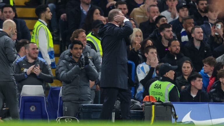 Ange Postecoglou explains controversial gesture towards Tottenham fans during Chelsea defeat