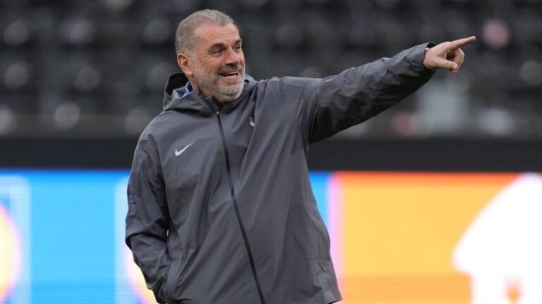Ange Postecoglou laughs off Tottenham sack pressure after Frankfurt victory