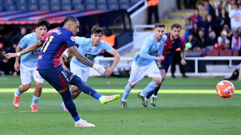 Player ratings as stoppage-time penalty saves Catalan giants