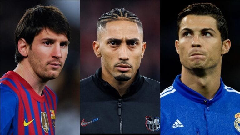 Raphinha equals Lionel Messi's Barcelona record and is chasing down Cristiano Ronaldo