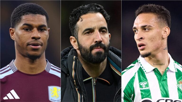 Ruben Amorim explains why Man Utd are better off without Marcus Rashford & Antony