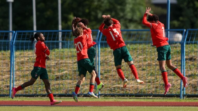 Cristiano Ronaldo's son copies dad's iconic celebration after first Portugal goals