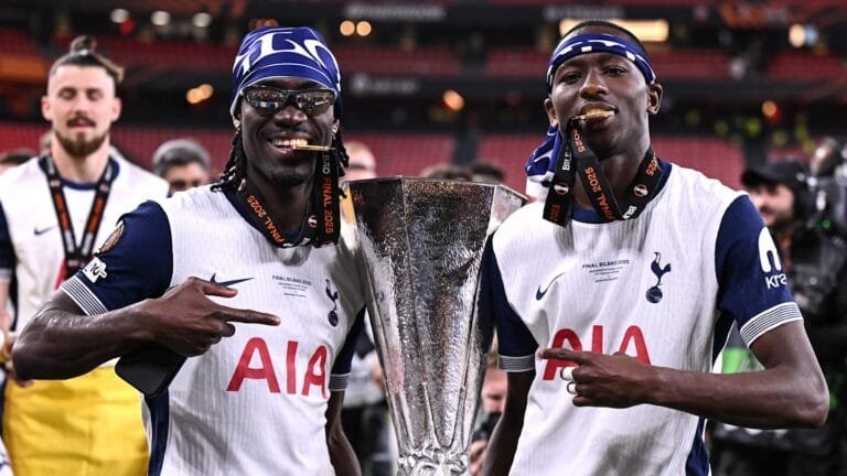 Tottenham players party through the night after first trophy win in 17 years