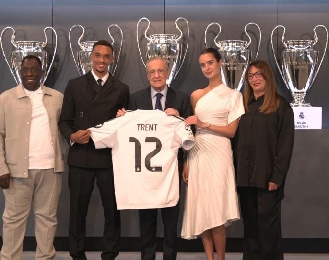 Trent Alexander-Arnold unveiled by Real Madrid as shirt name change and new number confirmed