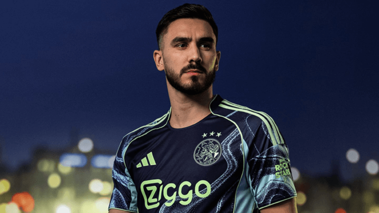 Ajax release aquatic 2025/26 away kit celebrating the history of Amsterdam