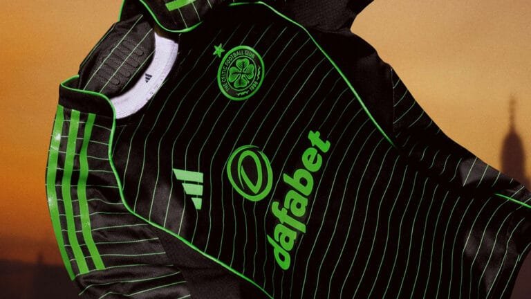 Celtic unveil sleek 2025/26 away kit with the help of club legend Henrik Larsson