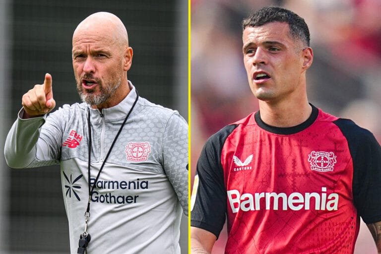 Granit Xhaka to make Premier League return in £13million move despite Erik ten Hag plea