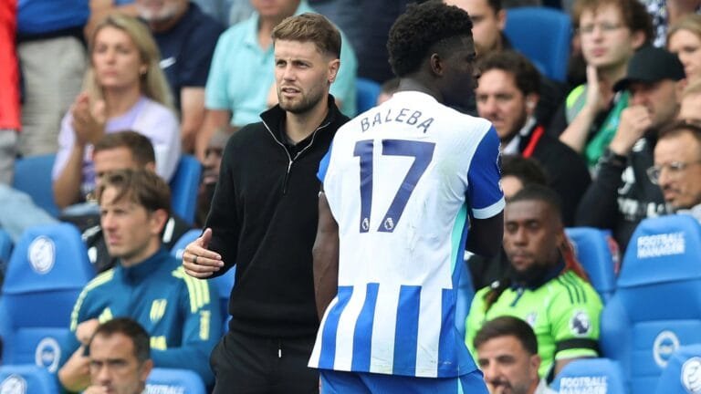 Brighton boss makes worrying Carlos Baleba admission after £115million Manchester United transfer links