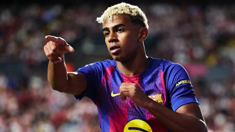 Lamine Yamal unveils signature adidas logo reflecting his Barcelona roots